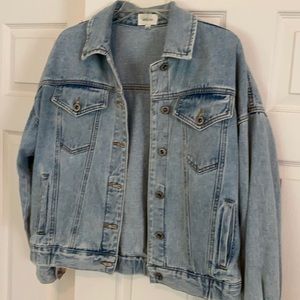 Wishlist Oversized lightwash denim jacket size M